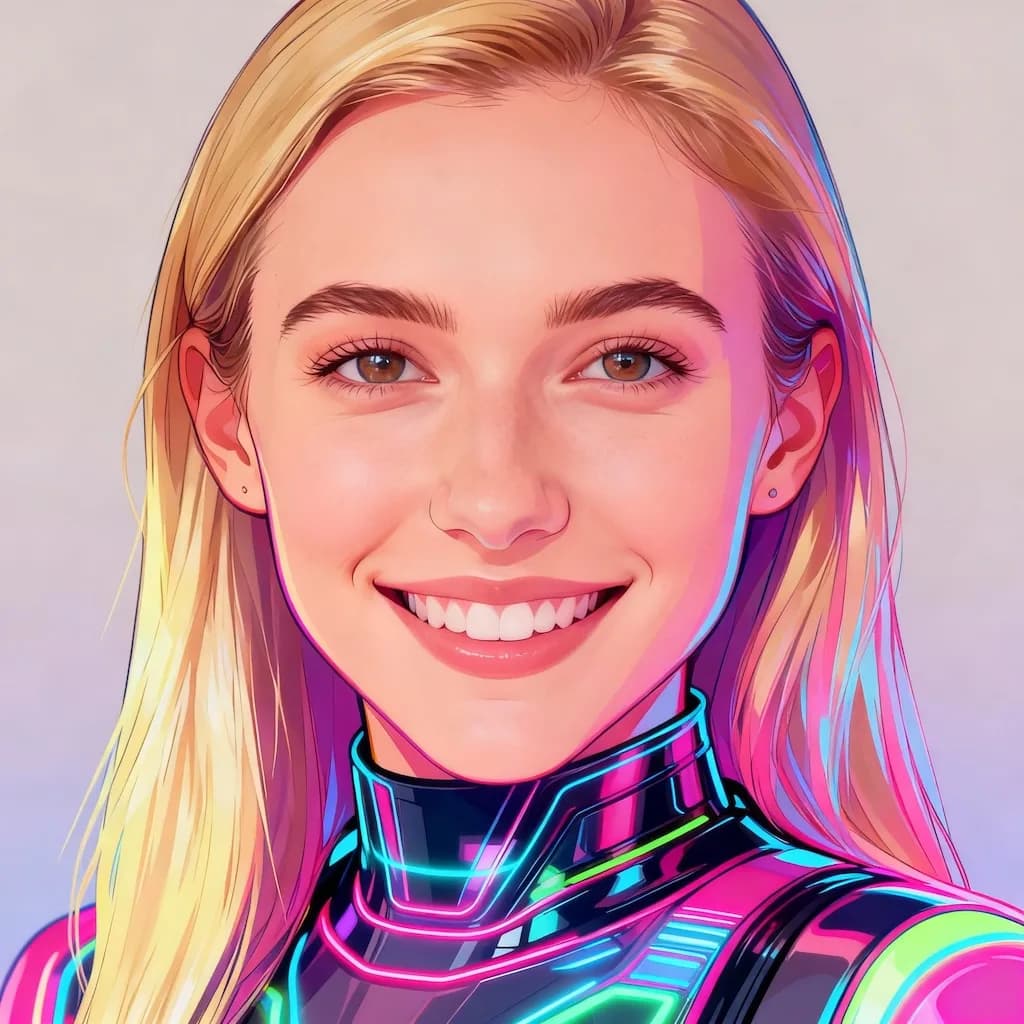 Click to zoom Y2K Style AI Of Yourself Generated Example 1 - Nano Banana AI Transformation Result